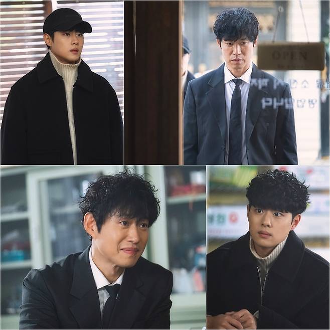 ‘경이로운 소문’ 조병규, 유준상의 투샷이 포착됐다.사진=OCN 제공