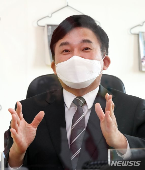 [제주=뉴시스]우장호 기자 = 원희룡 제주지사. /사진=뉴시스