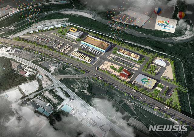 [괴산=뉴시스]강신욱 기자 = 충북 괴산군이 2019년 5월 괴산읍 대덕리 일대에 개장한 수산식품산업단지 활성화를 위한 다양한 사업을 추진한다.(사진=괴산군 제공) 2020.01.10. photo@newsis.com