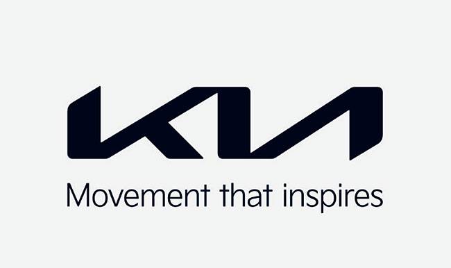 기아차의 신규 로고와 브랜드 슬로건. 사진 기아차