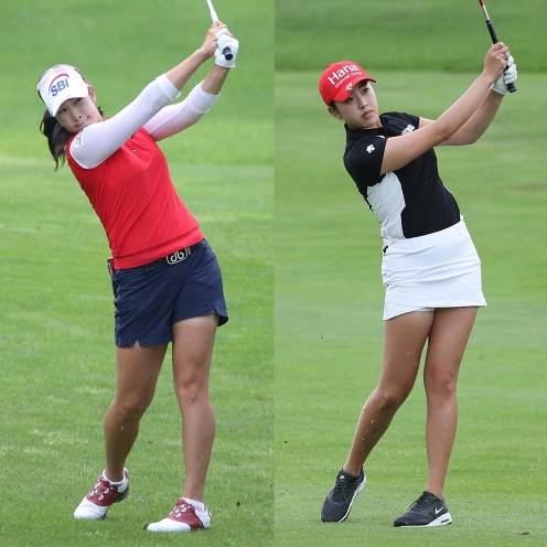 2021년 시즌 미국여자프로골프(LPGA) 투어에서 활약이 기대되는 김아림, 노예림 프로. 사진제공=KLPGA
