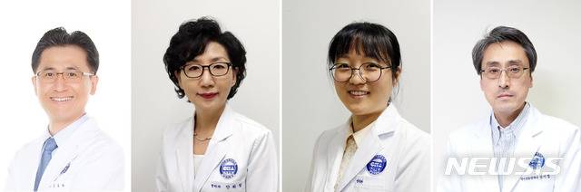 왼쪽부터 문영화·안희정·권아영·장세경 교수