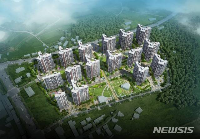 [서울=뉴시스]양평역 한라비발디 조감도. (사진 = 업체 제공)