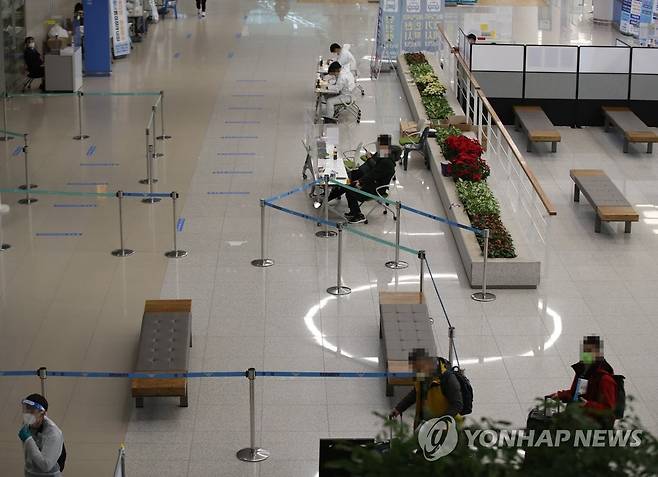 인천공항 입국장은 지금 [연합뉴스 자료 사진]
