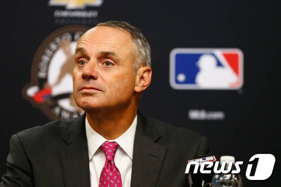 롭 맨프레드 MLB 커미셔너. © AFP=News1