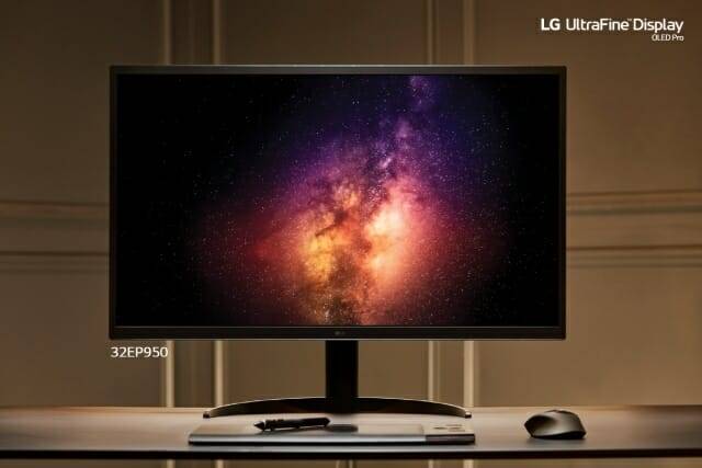 영상 편집에 특화된 LG 울트라파인 올레드 프로 모니터. (사진=LG전자)