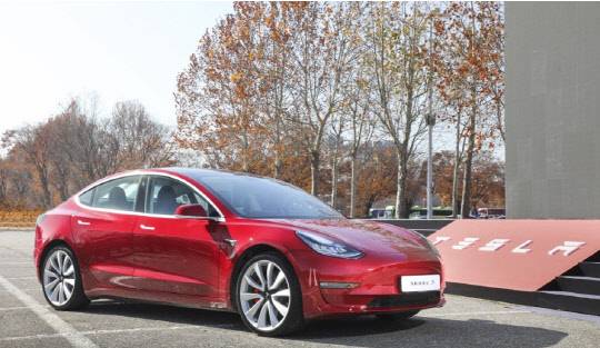 테슬라 모델3. <테슬라 제공>