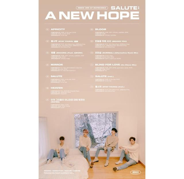 AB6IX 리패키지 앨범 트랙리스트가 공개됐다. 브랜뉴뮤직 제공