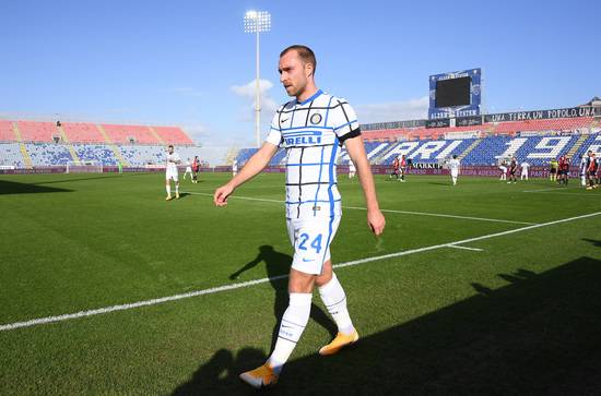 인터밀란 미드필더 크리스티안 에릭센의 토트넘 홋스퍼 복귀설이 흘러나왔다. /사진=로이터