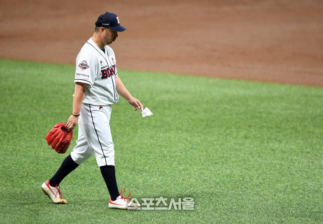 두산 유희관. 박진업기자 upandup@sportsseoul.com