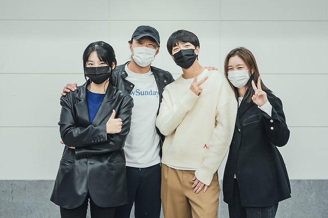 ‘마우스’ 대본 리딩 현장이 공개됐다.사진=tvN 제공