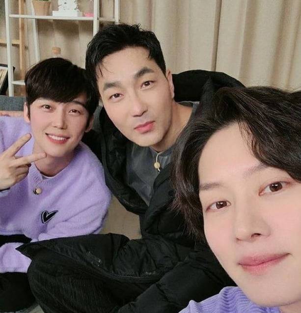 배우 윤종훈(왼쪽부터), 하도권, 김희철/ 사진=인스타그램