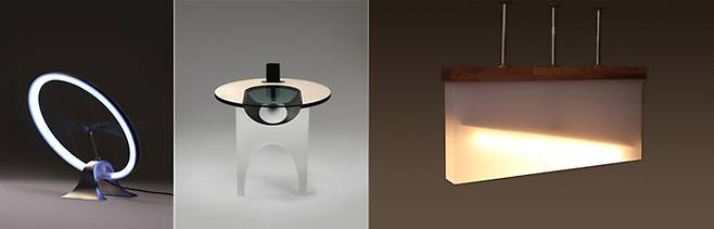 국민대 금속공예학과 학생들의 작품들(좌측부터 남정현·박상건·박현준)