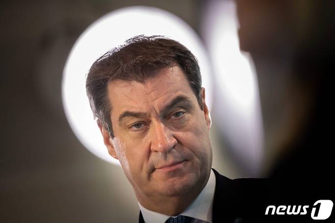 독일 기독사회당(CSU) 의 마르쿠스 죄더(54) 대표. © AFP=뉴스1