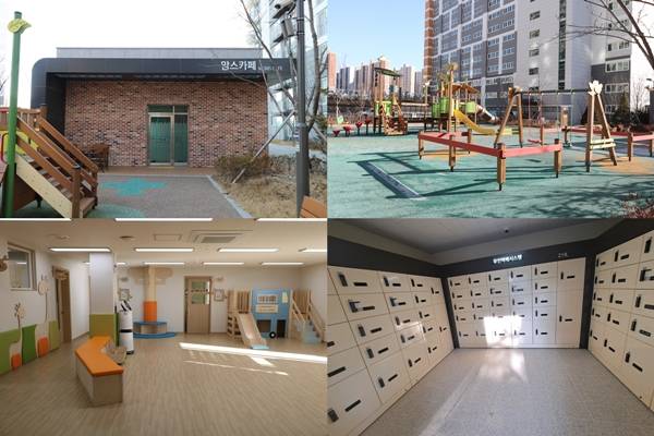 전세형 공공임대주택 단지 안에 맘스카페 등 주민편의시설이 잘 갖춰져 있다.