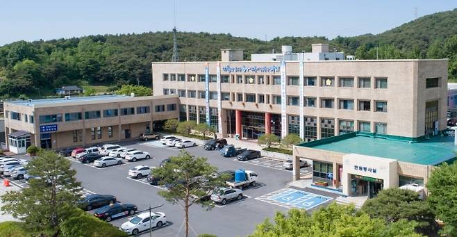 ▲ 청양군청 전경.