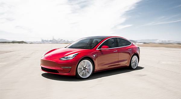 Tesla Model 3. [Photo provided by Tesla]