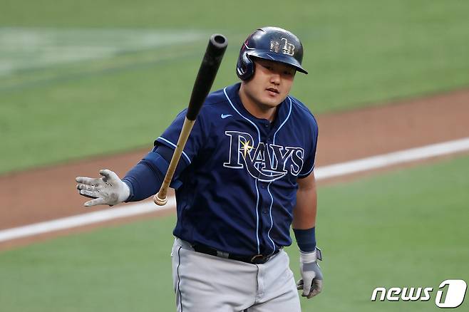 탬파베이 레이스 최지만. © AFP=뉴스1