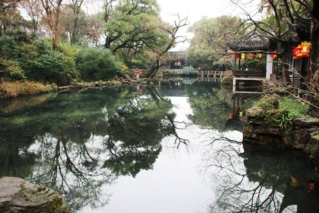 혜산고진의 원림 저택인 기창원의 호반. ⓒ최종명