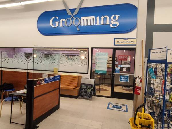 뉴욕주 나누엣에 있는 펫스마트 매장 내 미용실 모습이에요. [박용범 특파원]