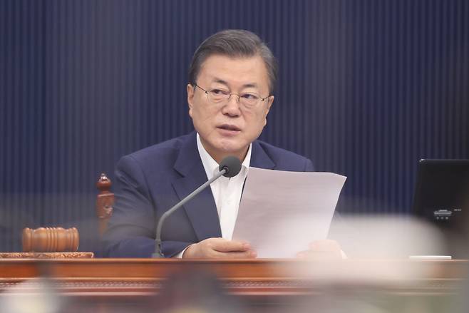 문재인 대통령[연합]