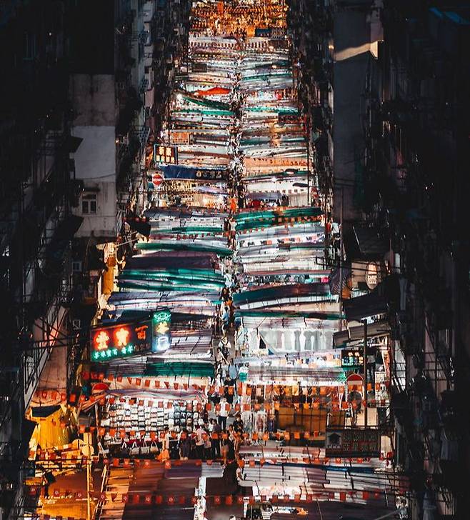 템플 야시장. 홍콩관광청 제공