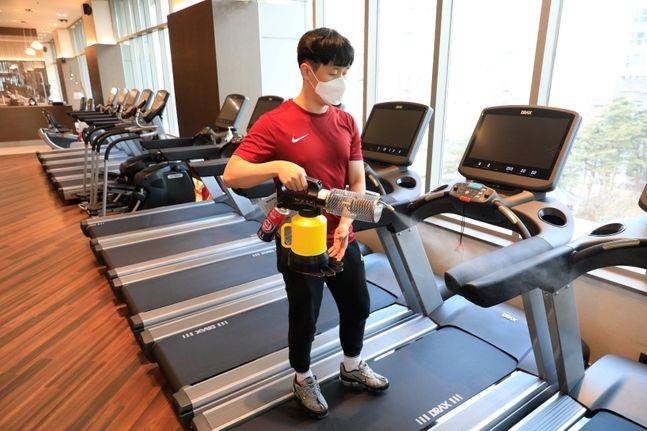 다시 문 여는 헬스장. ⓒ 뉴시스
