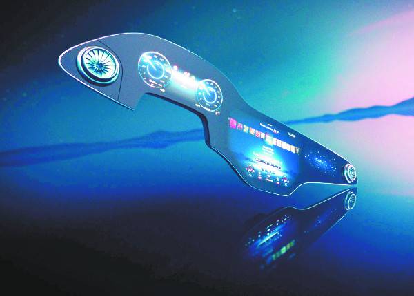 자동차 실내공간에 초점을 맞춘 최첨단 제품과 기술들이 CES 2021을 통해 공개됐다. 메르세데스-벤츠의 차세대 MBUX 하이퍼스크린. 메르세데스-벤츠 제공