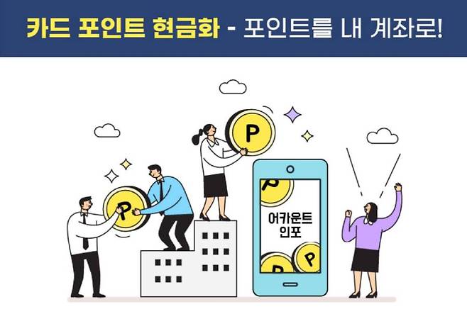 카드포인트 통합조회·계좌이체 서비스가 시작된지 일주일여만에 778억원이 현금화된 것으로 나타났다./사진=금융위원회