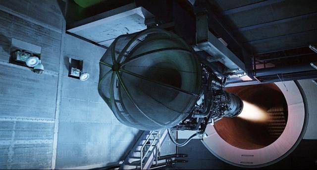 한화에어로스페이스 창원 사업장의 엔진 시운전실. [한화 제공]