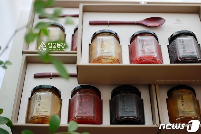 달꿀농장에서 판매하는 꿀로 만든 수제 과일청 (달꿀농장 제공) © 뉴스1