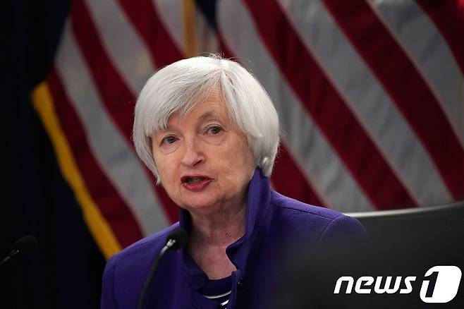 바이든 행정부 초대 재무장관으로 지명된 재닛 옐런 전 연방준비제도 의장© AFP=뉴스1