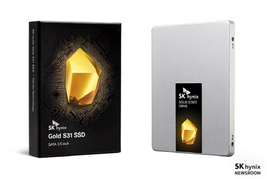 SK하이닉스가 국내 출시한 소비자용 SSD 'Gold P31' 이미지. <SK하이닉스 제공>