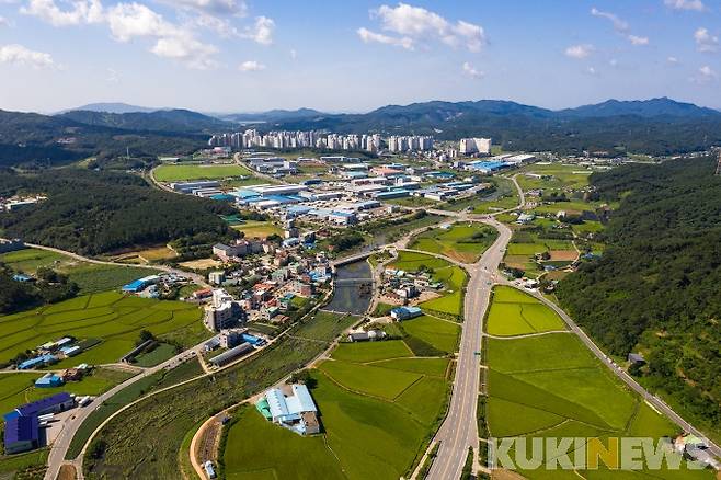 서산시 성연면 전경.