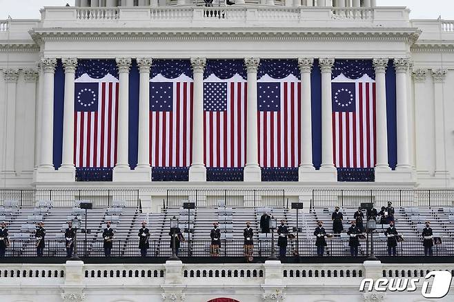 미국 대통령 취임식 리허설 장면 © AFP=뉴스1