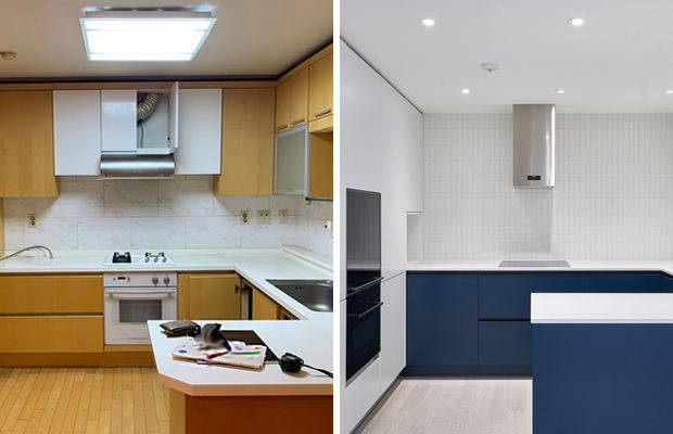 인테리어 변화로 탈바꿈한 주택 공사 전후 쏘몽디자인 제공