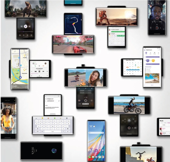 LG Electronics' Wing smartphone. [LG ELECTRONICS]