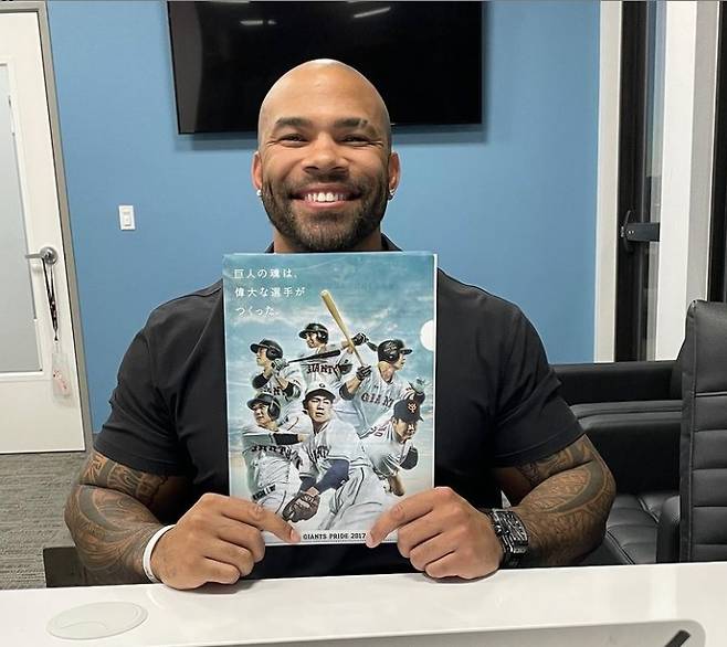 ▲ NPB 데뷔를 준비하고 있는 에릭 테임즈. ⓒ테임즈 SNS