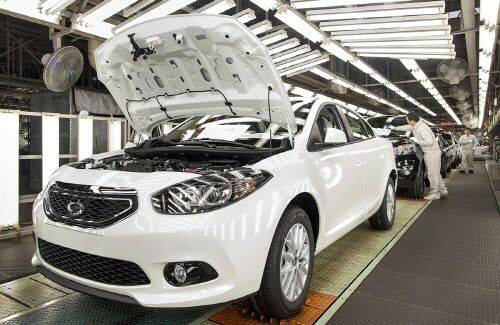 르노삼성차 부산 공장.