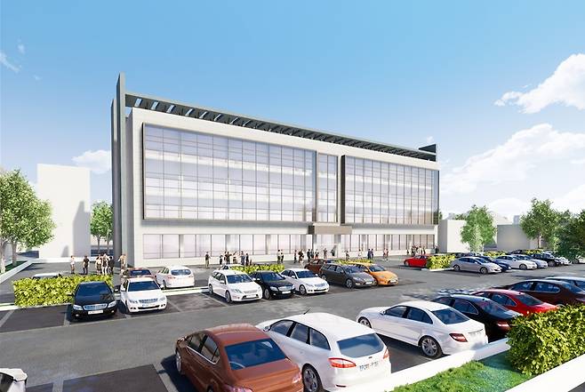 부산 기장군은 군민 20만시대를 앞두고 있는 가운데 행정기능의 환경변화 등에 대비하기위해 기장읍 등 4개 읍· 면사무소 신청사 건립을 추진하고 있다고 밝혔다.< 사진은 기장읍 사무소 신청사 조감도· 기장군제공>