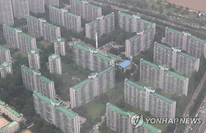 서울 송파구 잠실주공5단지 전경 [연합뉴스 자료사진]