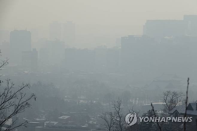 미세먼지 '나쁨' [연합뉴스 자료사진]