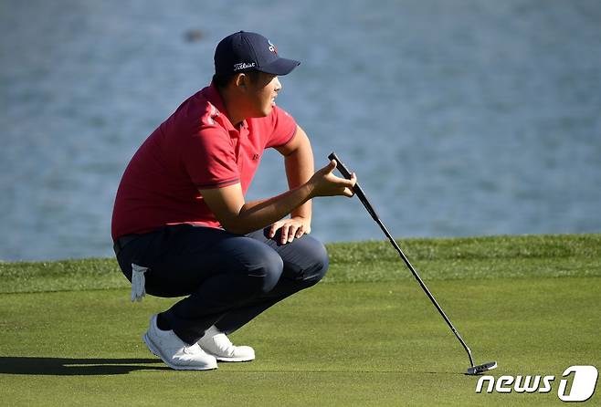 PGA투어 아메리칸 익스프레스에 출전한 안병훈. © AFP=뉴스1