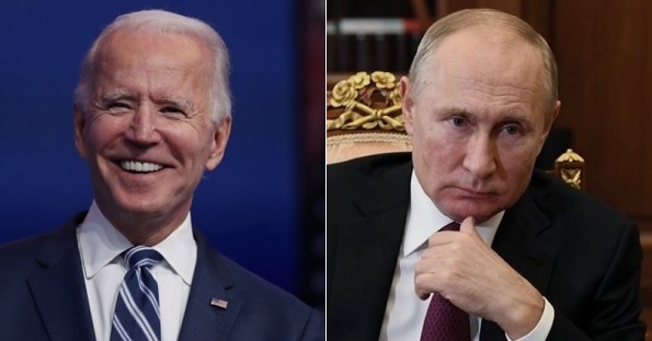조 바이든 미국 대통령(왼쪽)과 블라디미르 푸틴 러시아 대통령. 세계일보 자료사진