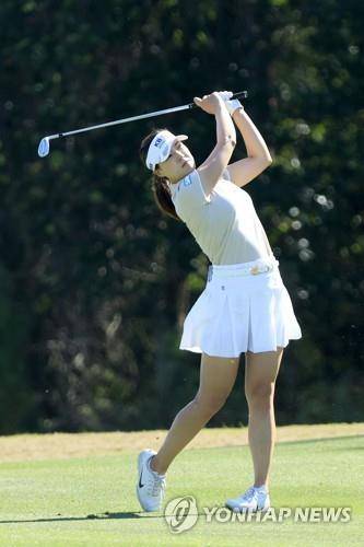 전인지의 아이언샷. [AFP/게티이미지=연합뉴스]