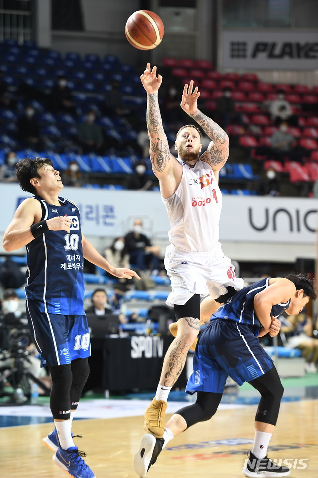 [서울=뉴시스]프로농구 서울 SK 미네라스 (사진 = KBL 제공)