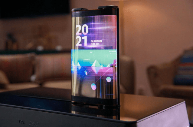 CSOT의 롤러블 디스플레이. (사진=TCL)