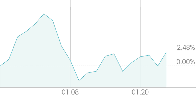 1개월 등락률 +2.48%