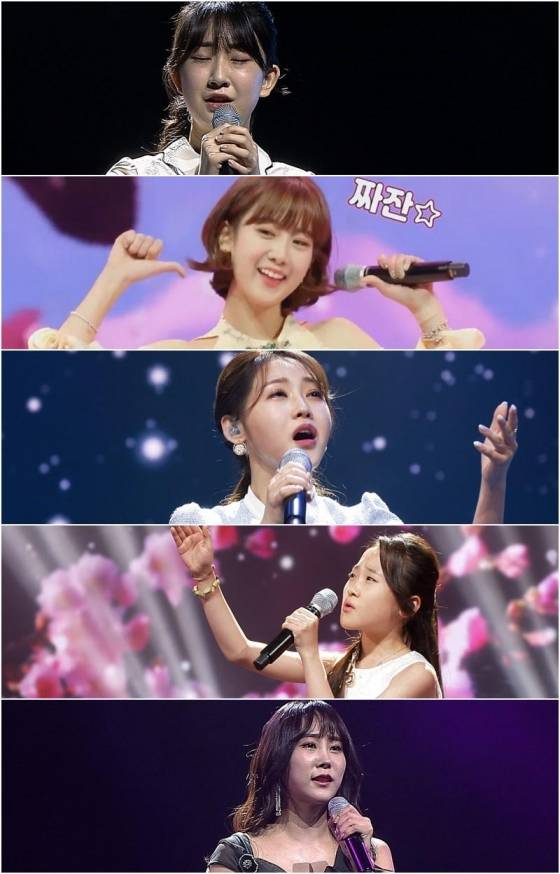 '미스트롯2' 전유진 강혜연 홍지윤 김다현 김의영 '대국민 응원투표' 3차 TOP5