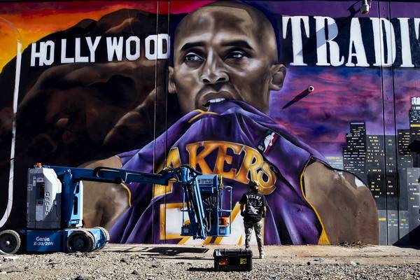 사진=코비 브라이언트(Kobe Bryant) 그래피티ⓒ연합뉴스